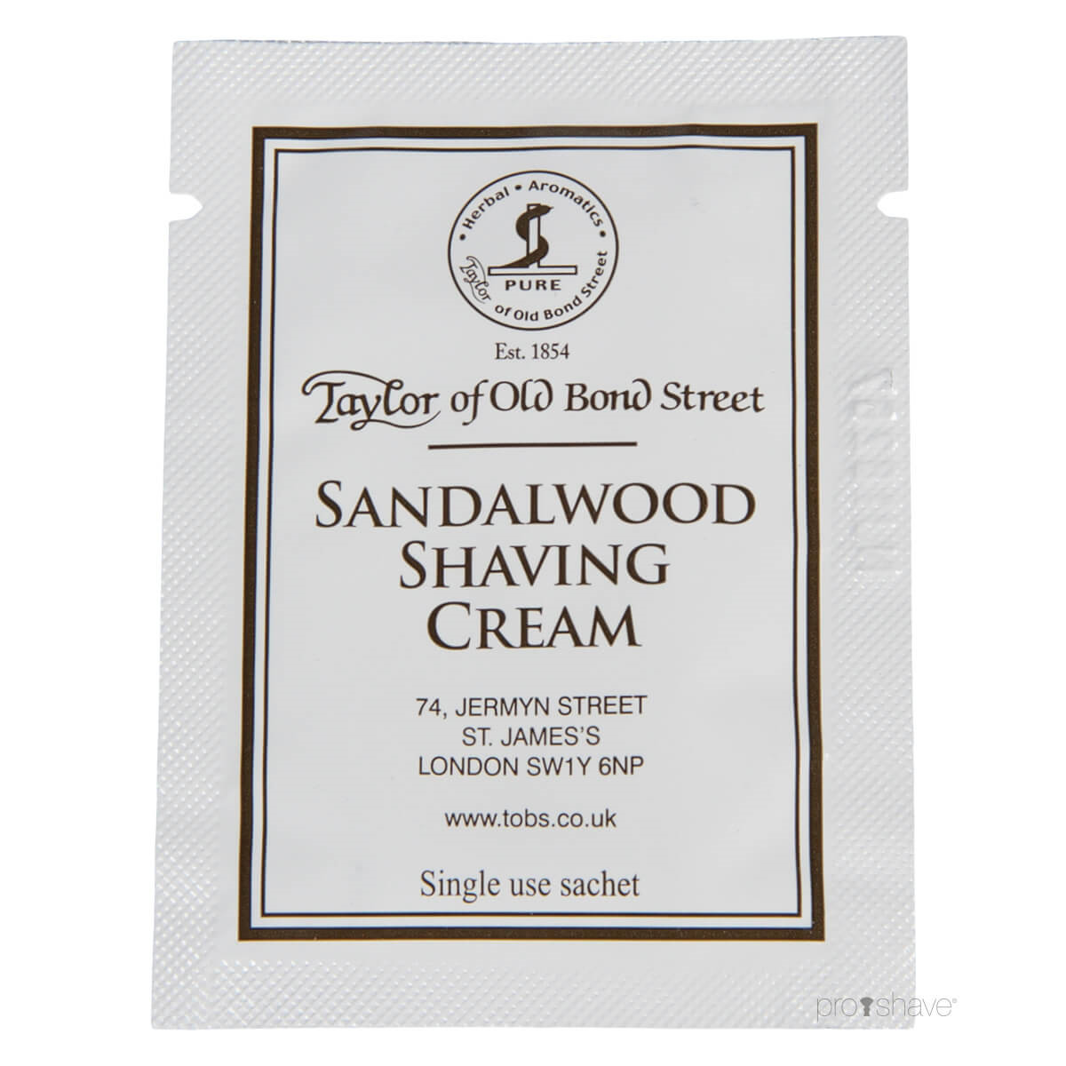 Taylor Of Old Bond Street Barbercreme, Sandeltræ, 5 ml., SAMPLE